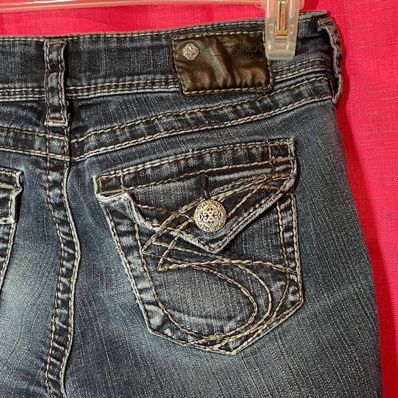 SILVER SUKI LOW RISE BOOTCUT SIZE 26 - Picture 2 of 14